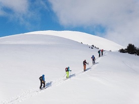 CSO backcountry skiers