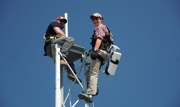 DGGS Coastal Hazards team installs monitoring equipment in Shaktoolik, Alaska