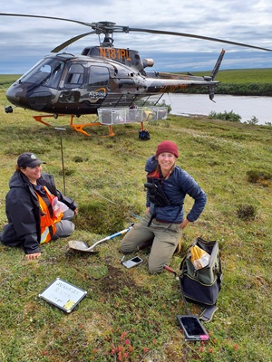 Point Lay field work 2024, ASTAR project