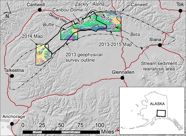 Wrangellia index map