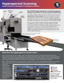 IC 101 - The DGGS hyperspectral scanning program: Building a digital ...